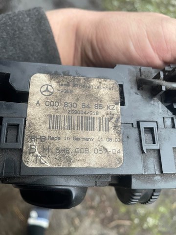 Апаратура регулювання контролю кондиціонування повітря A0008306485 MERCEDES
