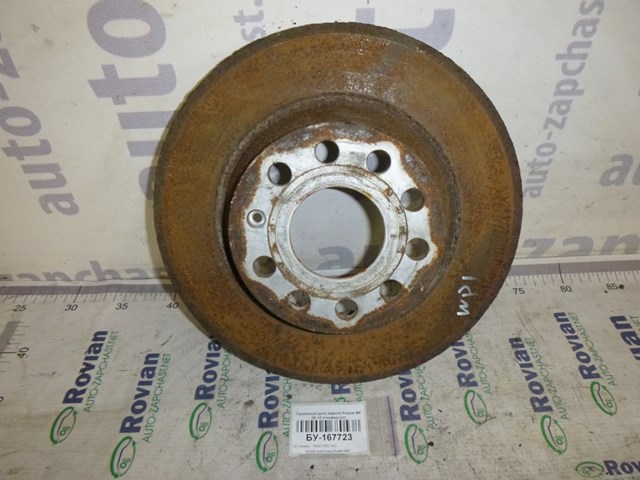 Гальмівний диск задній passat b6 2005-2010 (універсал), діаметр 282 мм, товщина 11,7 мм, бу-167723 1K0615601AD