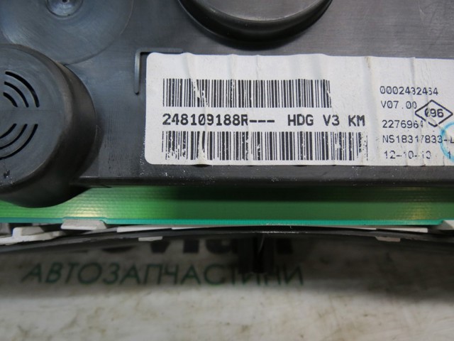 Приладова дошка-щиток приладів 248109188R RENAULT