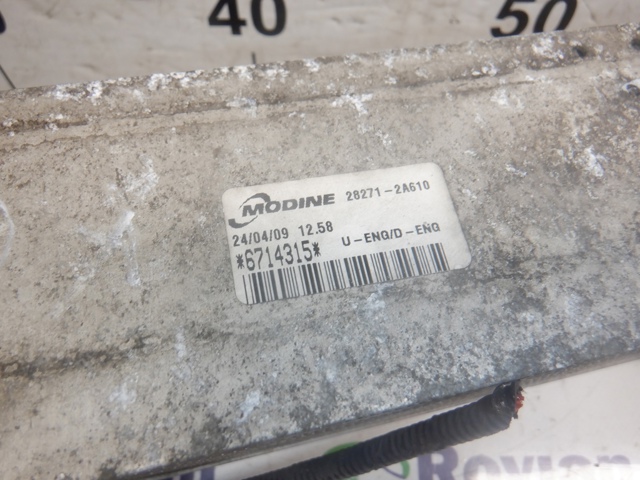 Система охолодження наддувочного повітря 282712A610 HYUNDAI