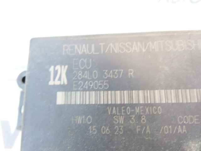 Модуль керування (ЕБУ) парктроніком 284L03437R NISSAN