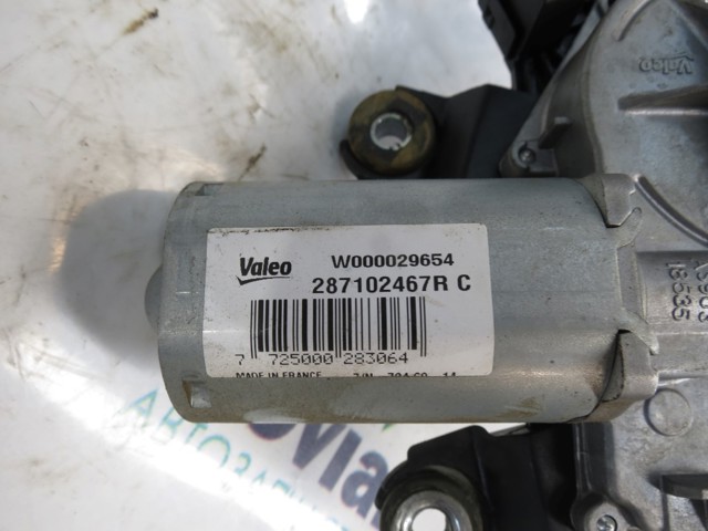 Двигун склоочисника заднього скла 287102467R RENAULT