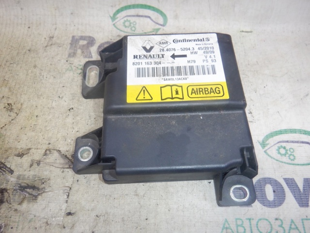 Блок управління airbag 8201163304 RENAULT
