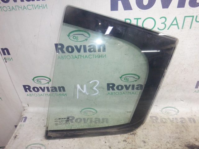 Скло-кватирка двері, задній, лівою 822630003R RENAULT