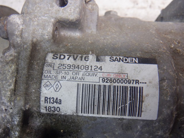Компресор холодоагенту 926000097R RENAULT