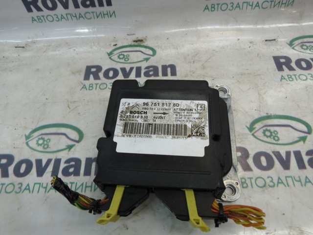 Блок управління airbag 9675181780 PEUGEOT