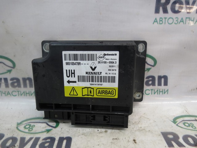 Блок управління airbag 985105478R RENAULT
