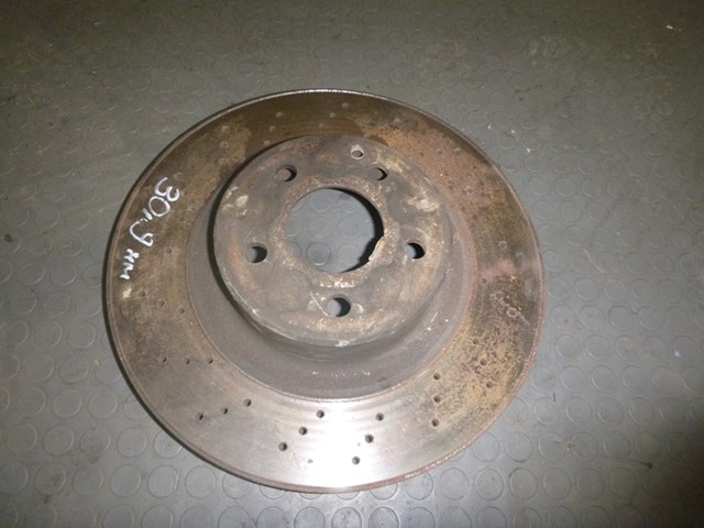 Гальмівний диск передній w220 1998-2005, діаметр 330 мм, товщина 30.9 мм, вентильований, бу-146090 A2204212512