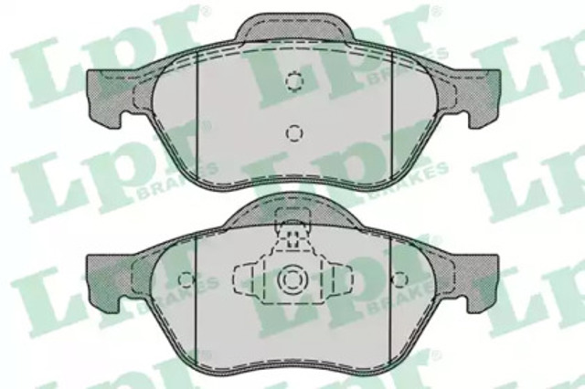 Колодки передні 05P1279 LPR