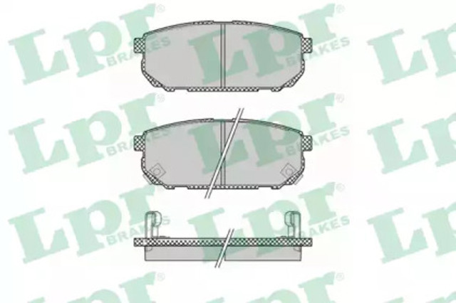 Задні дискові колодки 05P1370 LPR