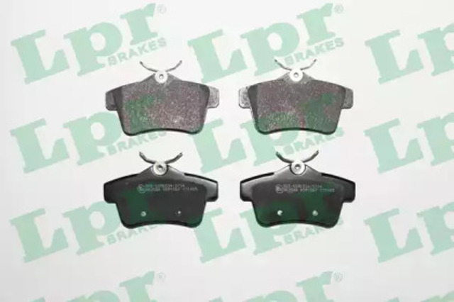 Задні гальмівні колодки 05P1567 LPR