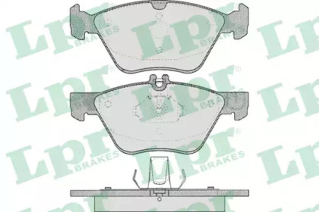 Колодки гальмівні передні, дискові 05P406 LPR
