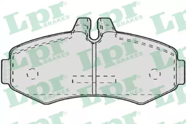 Колодки передні 05P672 LPR