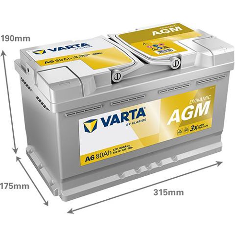 Акумулятор автомобільний 580901080 VARTA