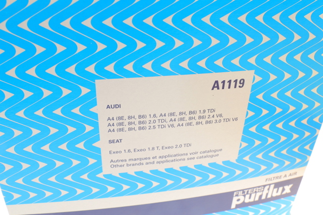 Повітряний фільтр двигуна A1119 PURFLUX