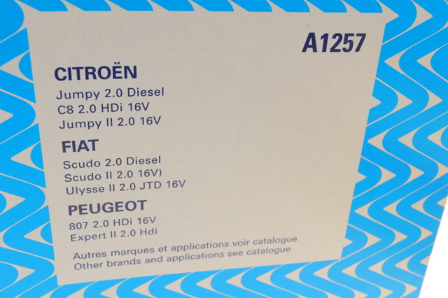 Фільтр повітряний A1257 PURFLUX