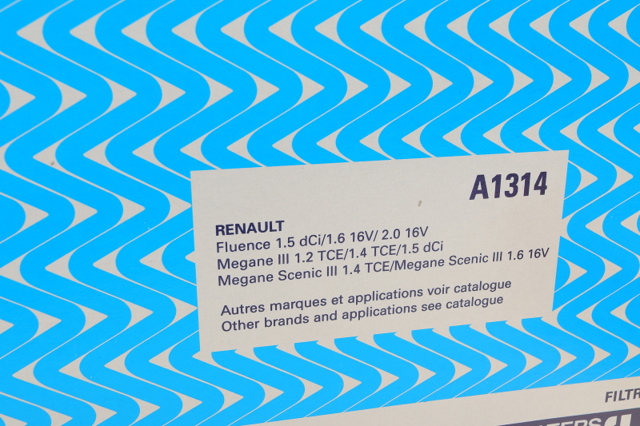 Повітряний фільтр двигуна A1314 PURFLUX