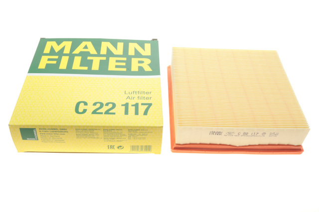 Повітряний фільтр двигуна C22117 MANN