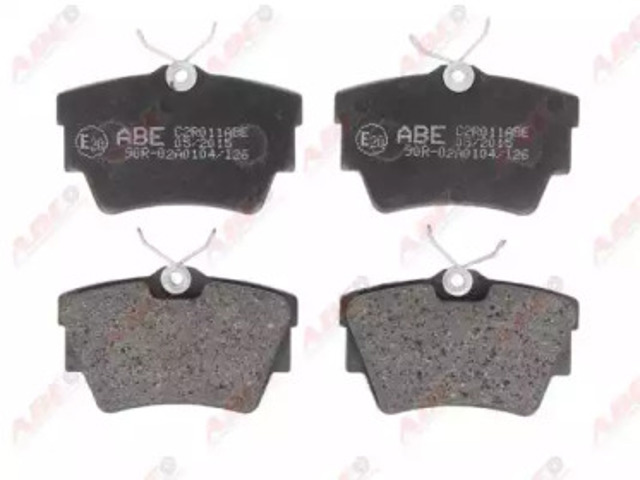 Колодки гальмівні задні, дискові C2R011ABE ABE