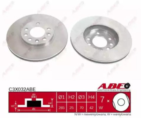 Ротор гальмівний C3X032ABE ABE