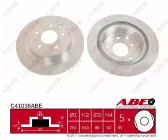 Дискові гальма C41038ABE ABE