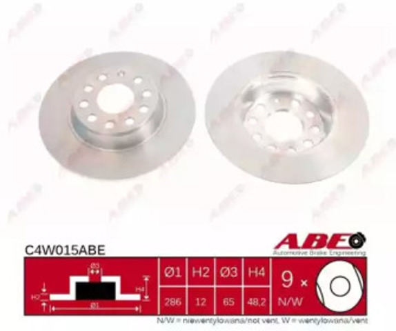 Дискові гальма C4W015ABE ABE