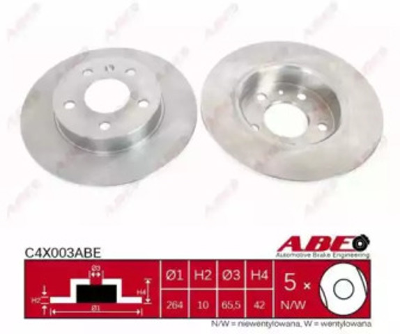 Дискові гальма C4X003ABE ABE