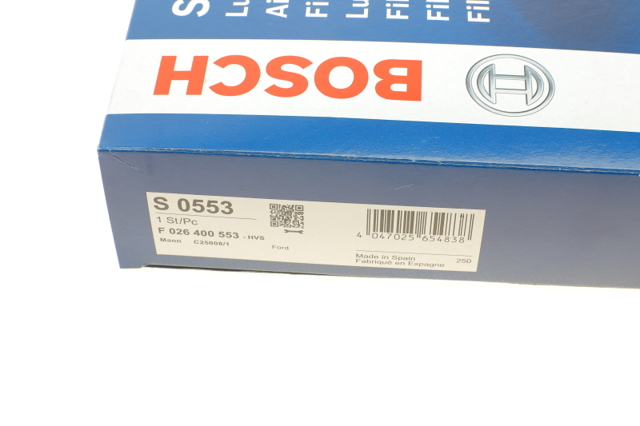 Автомобільний фільтр повітря F026400553 BOSCH