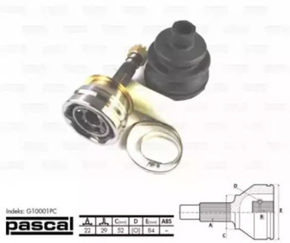 Граната колісна G10001PC PASCAL