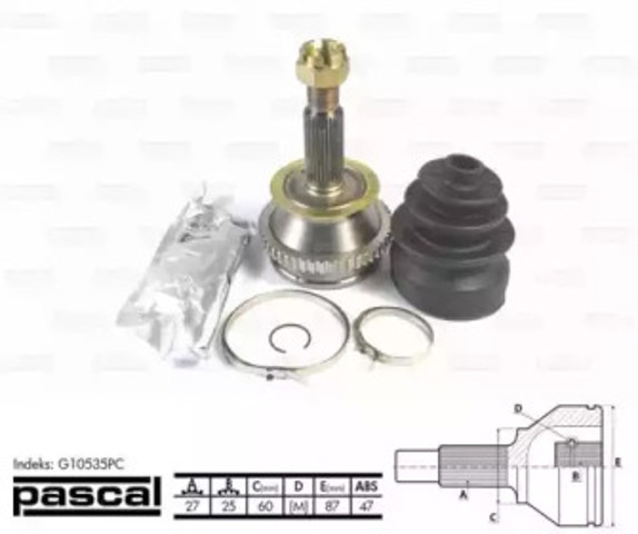 Граната колісна G10535PC PASCAL