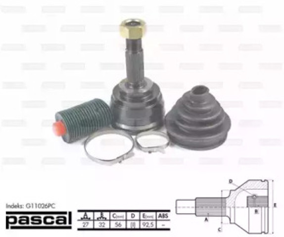 Граната колісна G11026PC PASCAL