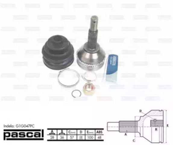 Граната колісна G1G047PC PASCAL