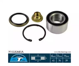 Ступичний підшипник передній H10306BTA BTA