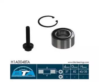 Підшипник ступиці пер/зад H1A004BTA BTA