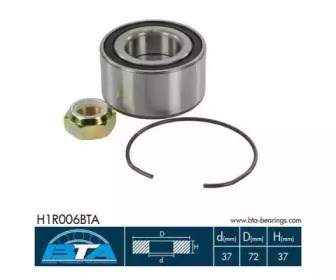 Підшипник ступиці передньої H1R006BTA BTA