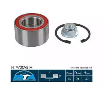 Опорний підшипник H1W009BTA BTA