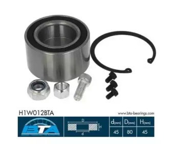 Підшипник ступиці передньої H1W012BTA BTA