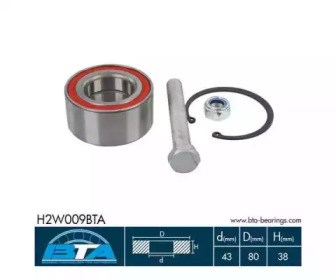 Задній підшипник H2W009BTA BTA