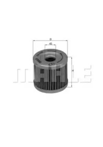 Маслофільтр OX406 MAHLE