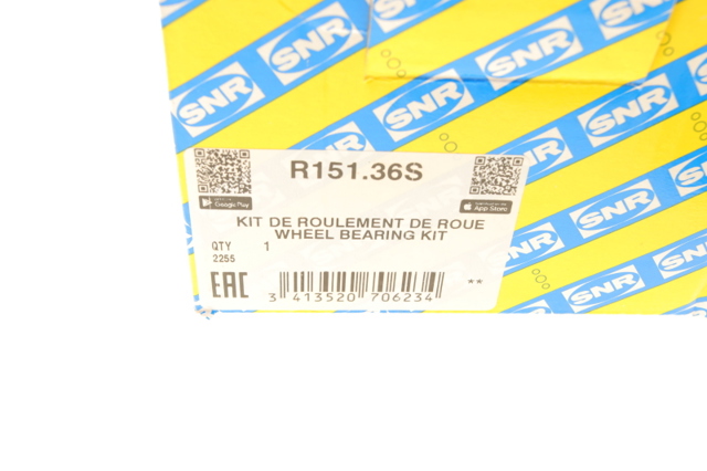 Підшипник маточини передньої R15136S SNR