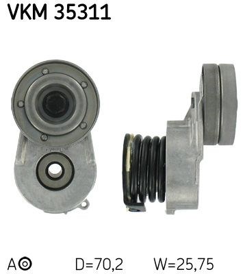 Vkm 35311 skf натягувач поліклинового ременя VKM35311