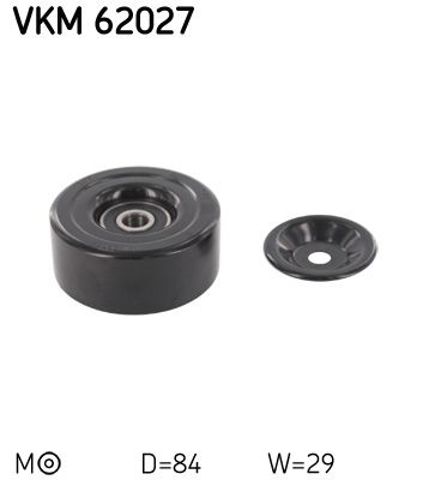Ролик приводного ременя, паразитний VKM62027 SKF