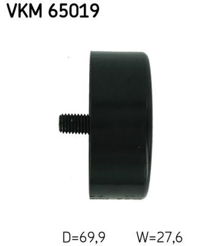 Ролик приводного ременя, паразитний VKM65019 SKF
