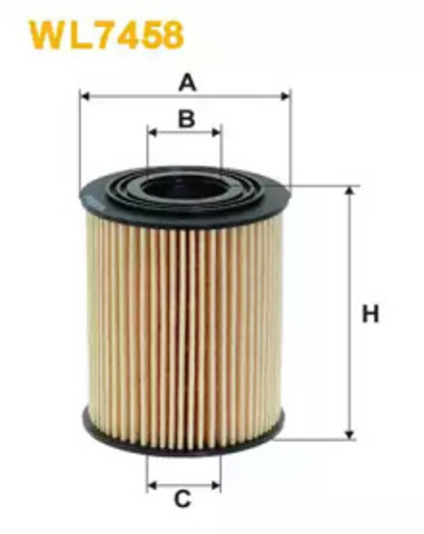 Фільтр масла WL7458 WIX