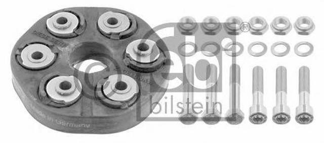 Гумова пружна муфта кардана передня 01975 FEBI