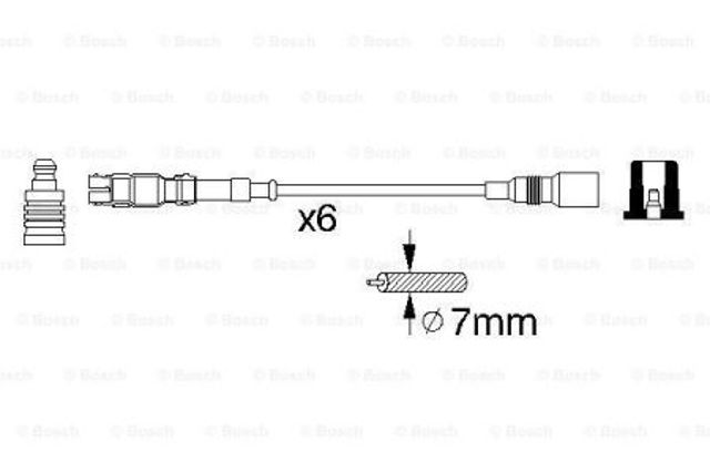 Провід високовольтні, комплект 0986356302 BOSCH