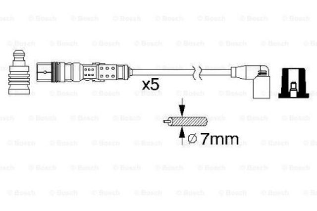 Дріт високовольтний 0986356318 BOSCH