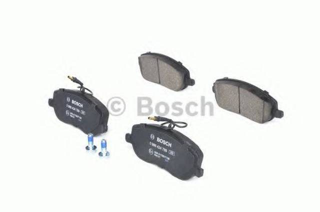 Передні гальмівні колодки 0986424789 BOSCH