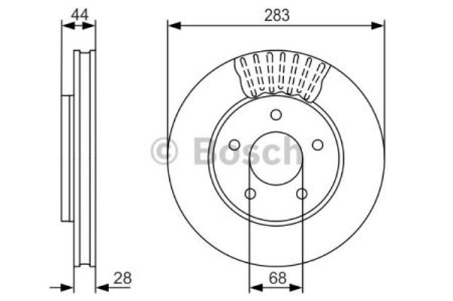 Ротор гальмівний 0986479091 BOSCH