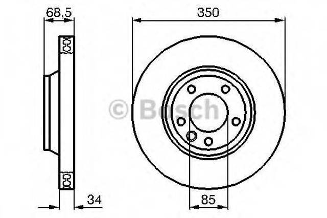 Ротор гальмівний 0986479249 BOSCH